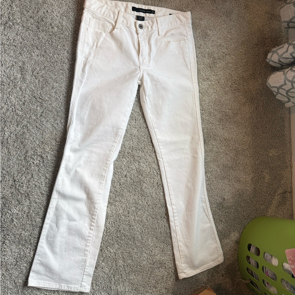 Calvin Klein jeans size 29/8 lean boot Women's White Jeans